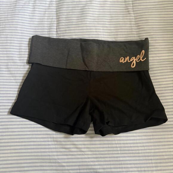 Y2K PINK Victoria Secret YOGA SHORTIE SHORTS